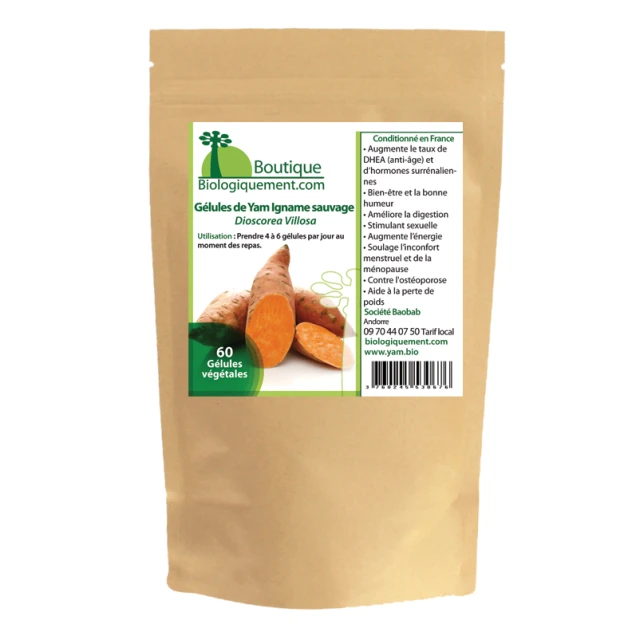 Gélules de Yam sauvage